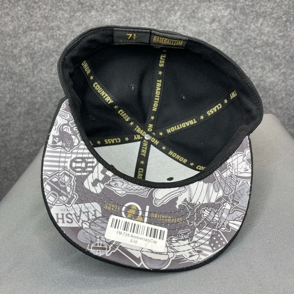 Baseballism 10 Year Anniversary Hat Black Fitted Limited‎ Edition Babe Ruth Cap